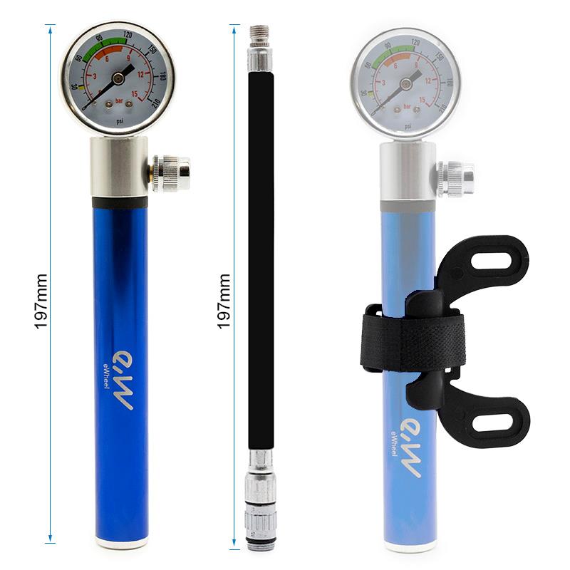 Pump - Tryckmätare - Blå