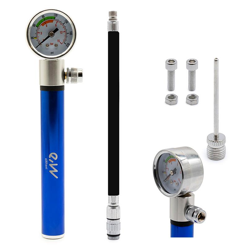 Pump - Tryckmätare - Blå