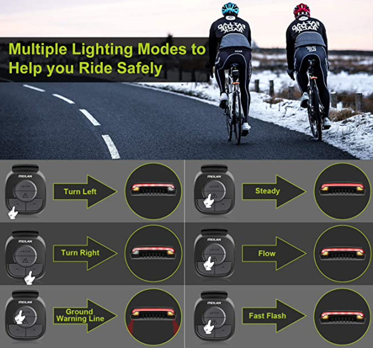 Smart belysning med blinkers