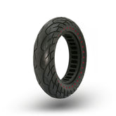 Däck Solitt - 10x2,5-6.1 - Röda prickar